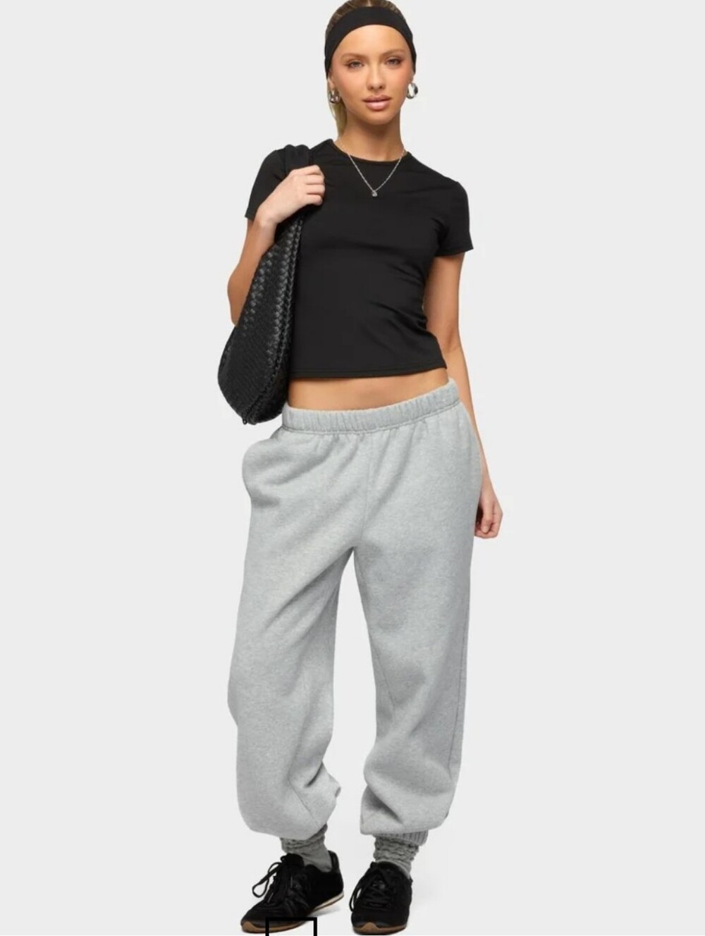 Tilly's Clark Petite Oversized Gray Joggers